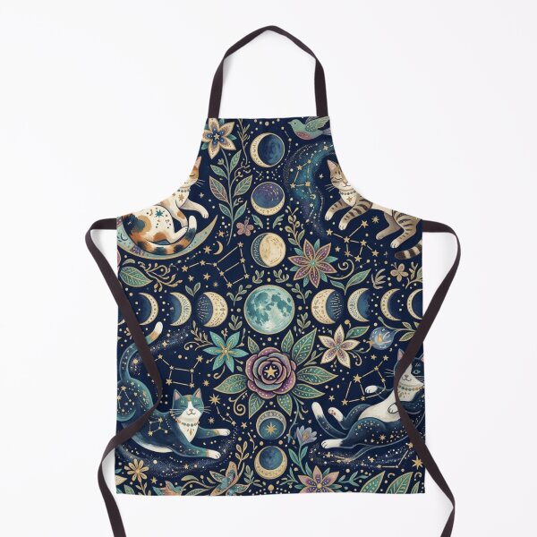 Item preview, Celestial Cats and Mystic Moon Pattern designed and sold by Iampoji.