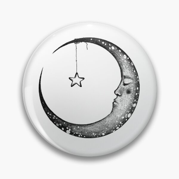 Item preview, Sleepy moon designed and sold by byvitattoo.