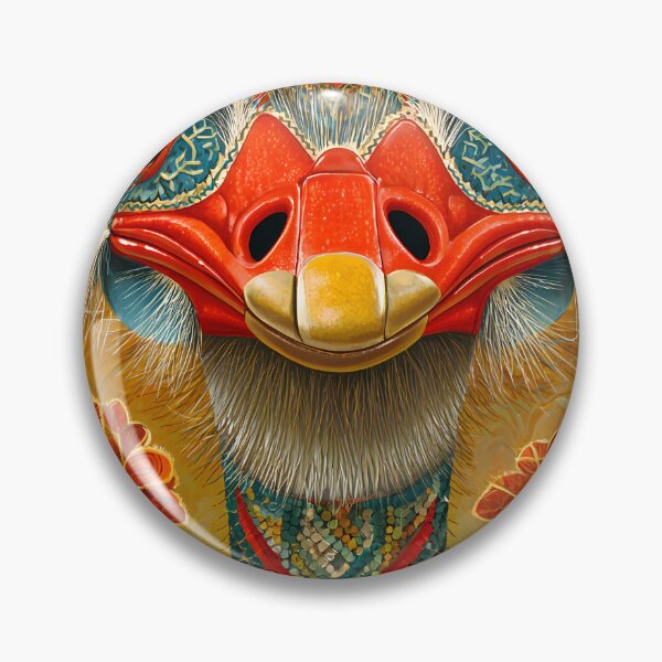 Item preview, Vibrant Ostrich Portrait With Artistic Details designed and sold by Artessie.