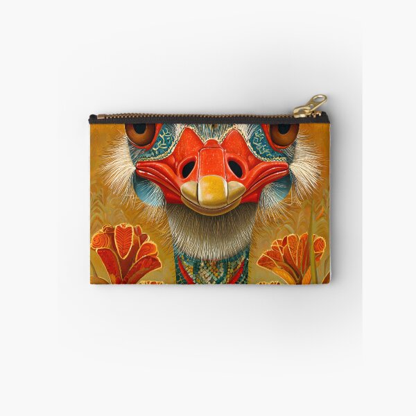 Item preview, Vibrant Ostrich Portrait With Artistic Details designed and sold by Artessie.