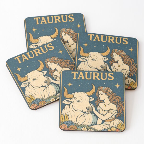 Item preview, Taurus Zodiac Sign Celestial Bull Goddess Art – Cosmic Galaxy Astrology Horoscope Fantasy Illustration April May Birthday Gift  Aesthetic designed and sold by Zaitmiprints.