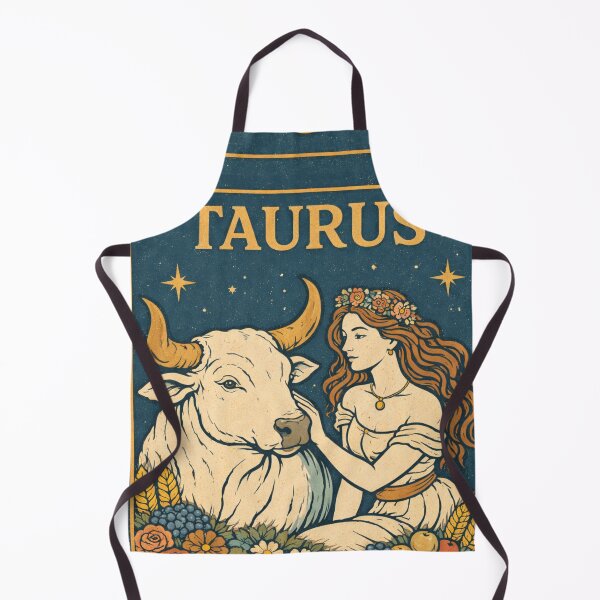 Item preview, Taurus Zodiac Sign Celestial Bull Goddess Art – Cosmic Galaxy Astrology Horoscope Fantasy Illustration April May Birthday Gift Aesthetic designed and sold by Zaitmiprints.