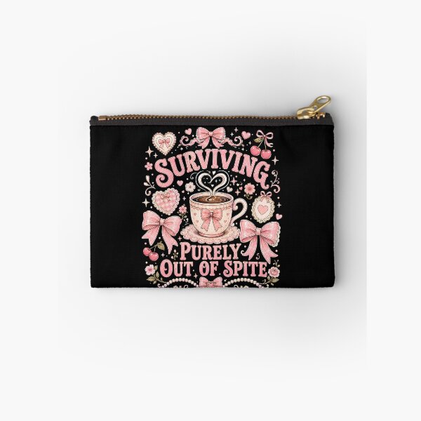 Item preview, Surviving Purely Out of Spite Pink Coquette Bow designed and sold by THREE LITTLE BEANS.