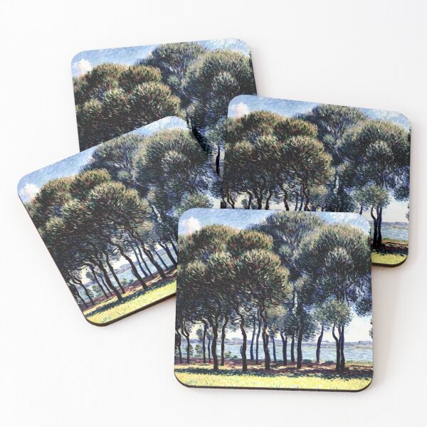 Item preview, Pine Trees at Cap d’Antibes: Impression of Mediterranean Shores designed and sold by artdesignsnow.