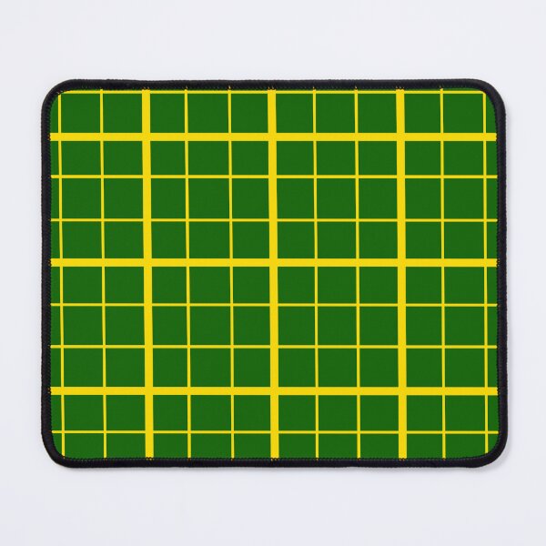 Item preview, Yellow On Green Grid Windowpane Check Design  designed and sold by PatternTitan.