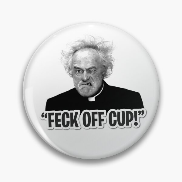 Item preview, Father Jack 'FECK OFF CUP!' designed and sold by Mirthful Merch.