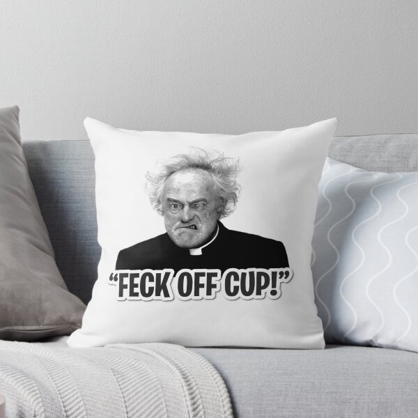 Item preview, Father Jack 'FECK OFF CUP!' designed and sold by Mirthful Merch.