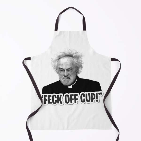 Item preview, Father Jack 'FECK OFF CUP!' designed and sold by Mirthful Merch.