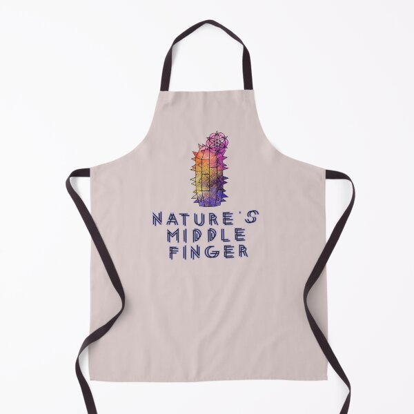 Item preview, Nature's Middle Finger Funny Geometric Cactus Design designed and sold by GraphicComet.