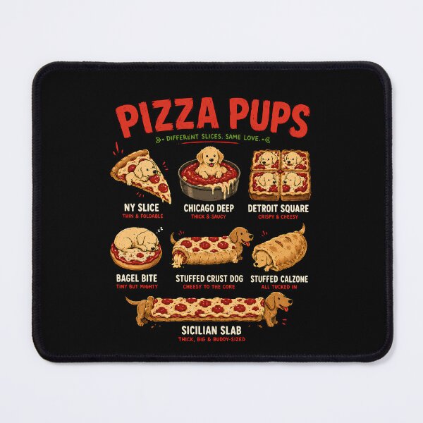 Item preview, Pizza Pups The Menu Cute Dog Pizza Lover Italian Dachshunds designed and sold by THREE LITTLE BEANS.