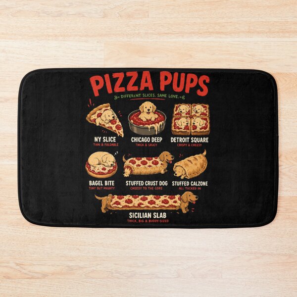 Item preview, Pizza Pups The Menu Cute Dog Pizza Lover Italian Dachshunds designed and sold by THREE LITTLE BEANS.