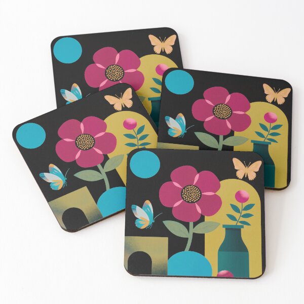 Item preview, Modern Floral Butterfly Illustration designed and sold by joycrysstudio.