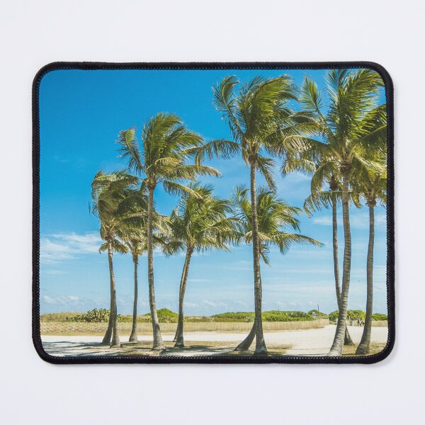 Item preview, Palm Trees on White Sand Beach - Tropical Summer Photography designed and sold by PabloRealePH.