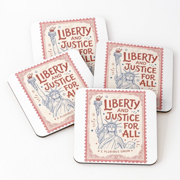 Item preview, Liberty And Justice For All Liberal Fourth Of July Social Justice, Human Rights, America 250 designed and sold by Qellus-Style.