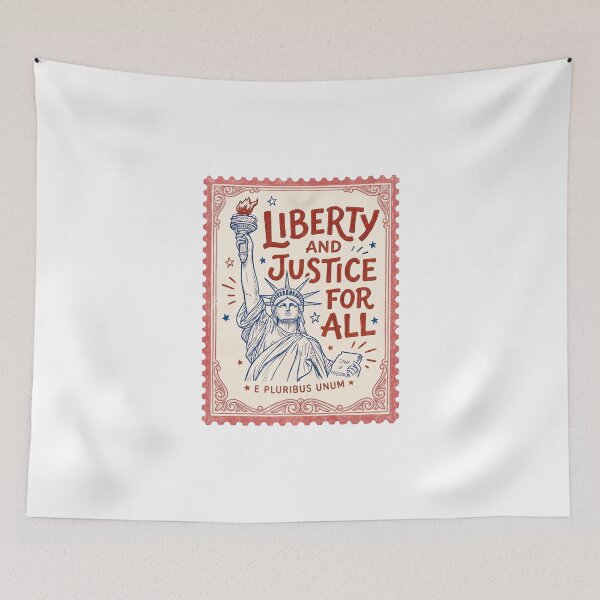 Item preview, Liberty And Justice For All Liberal Fourth Of July Social Justice, Human Rights, America 250 designed and sold by Qellus-Style.
