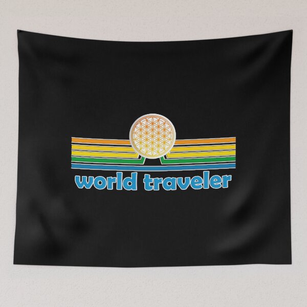 Item preview, Colorful World Traveler Stripes Tee designed and sold by EveTnerolf69.