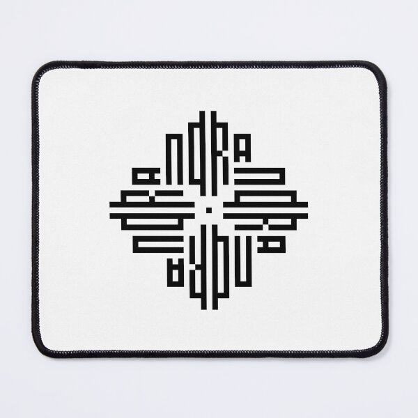Item preview, NORA | Black | Modern Geometric Kufi Calligraphy | From Name to Art designed and sold by FOR YOUR NAME.