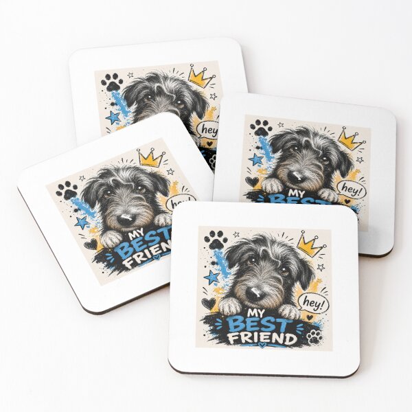 Item preview, My Best Friend Cute Dog Illustration  designed and sold by ZazuCo.