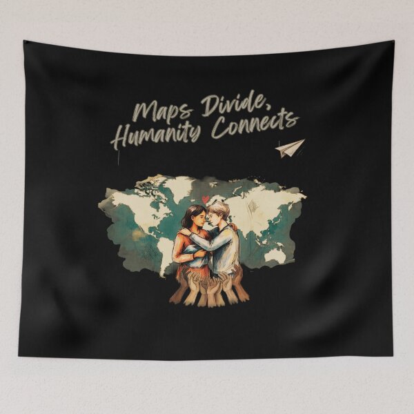 Item preview, Maps Divide, Humanity Connects designed and sold by mirciashop.