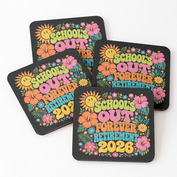 Item preview, School's Out Forever Funny Retired Teacher Retirement 2026 designed and sold by Doodletext.