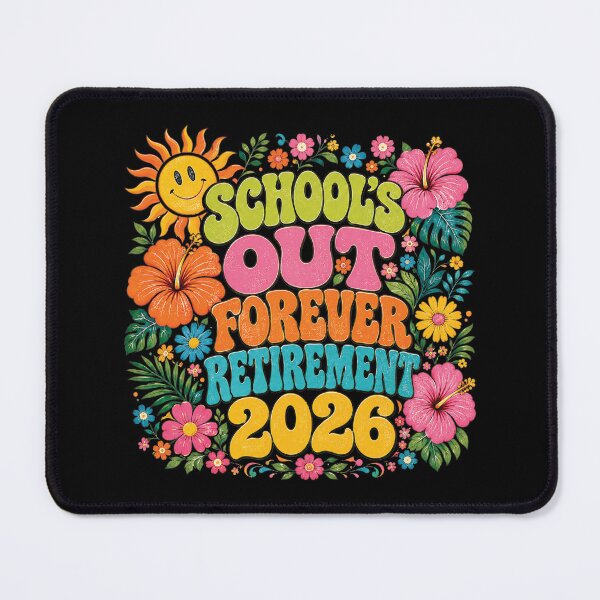 Item preview, School's Out Forever Funny Retired Teacher Retirement 2026 designed and sold by Doodletext.