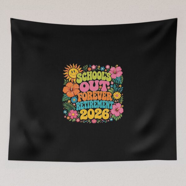 Item preview, School's Out Forever Funny Retired Teacher Retirement 2026 designed and sold by Doodletext.