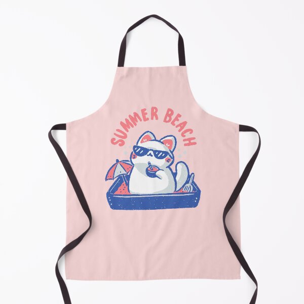 Item preview, Funny Summer Beach Cat designed and sold by xMorfina.