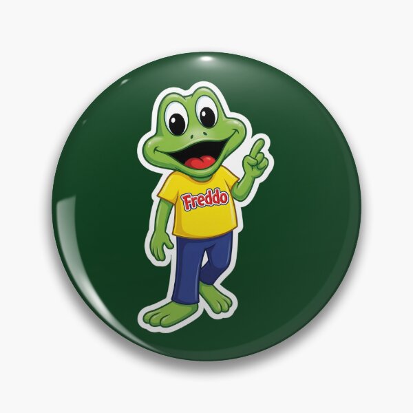 Item preview, Cute Green Frog Mascot Cartoon Sticker – Happy Amphibian Character Art designed and sold by Bhaskar Digital Art.