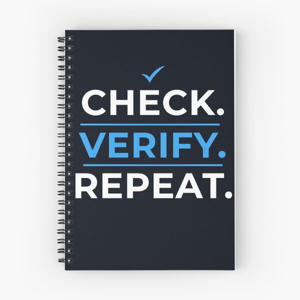 Item preview, Check Verify Repeat | Funny CPA Auditor Accounting Humor designed and sold by FCA SIR MERCH .
