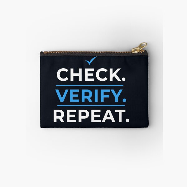 Item preview, Check Verify Repeat | Funny CPA Auditor Accounting Humor designed and sold by FCA SIR MERCH .