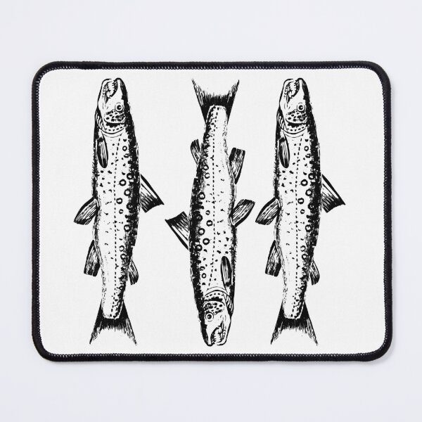 Item preview, three trout designed and sold by HeathWayPrints.