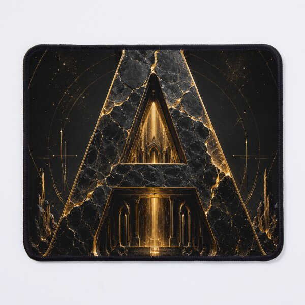 Item preview, Letter A Wall Art Black Gold Initial Monogram Poster designed and sold by LiaDreamz.