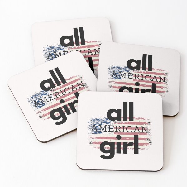 Item preview, All American Girl – Patriotic USA Flag Design | 4th of July Gift designed and sold by EVESTUDIOART.