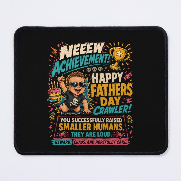 Item preview, Happy Father’s Day Gamer Dad Achievement Unlocked designed and sold by THREE LITTLE BEANS.