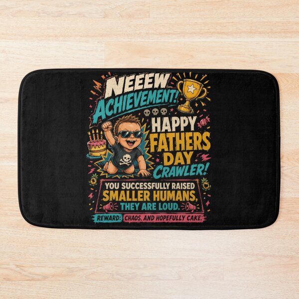 Item preview, Happy Father’s Day Gamer Dad Achievement Unlocked  designed and sold by THREE LITTLE BEANS.