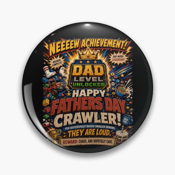 Item preview, Happy Father’s Day Gamer Dad Achievement Unlocked  designed and sold by THREE LITTLE BEANS.