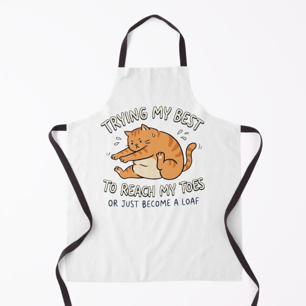 Item preview, Trying My Best To Reach My Toes Or Just Become A Loft Chonky Orange Cat Do Yoga designed and sold by Yellowriversss.