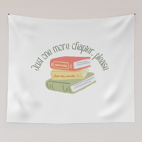 Item preview, Just One More Chapter Please Book Lovers Design designed and sold by VibeoCanvasShop.