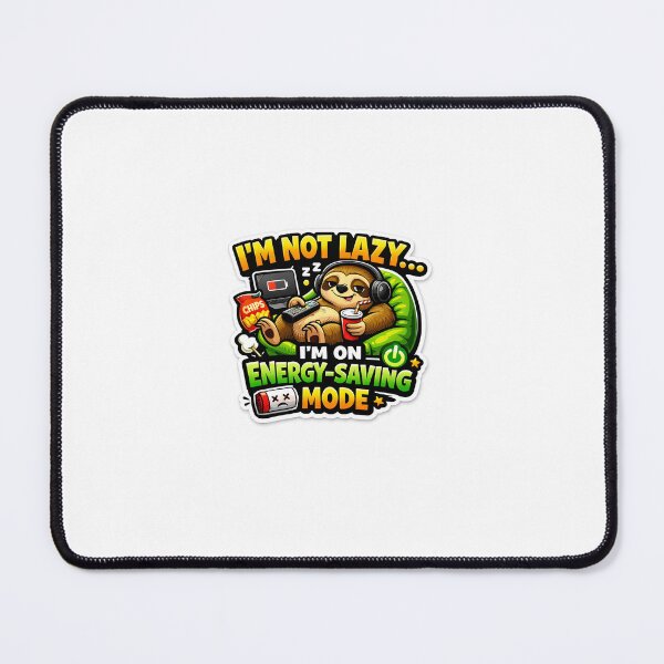 Item preview, I'm not lazy...I'm on energy-saving mode designed and sold by Arcobalia.