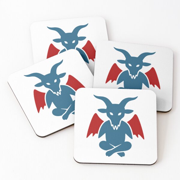 Item preview, MAGOS - Cute Minimalist Baphomet Silhouette designed and sold by MAGOSMARKETMS.