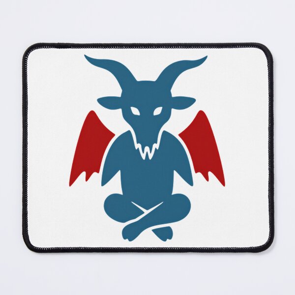 Item preview, MAGOS - Cute Minimalist Baphomet Silhouette designed and sold by MAGOSMARKETMS.