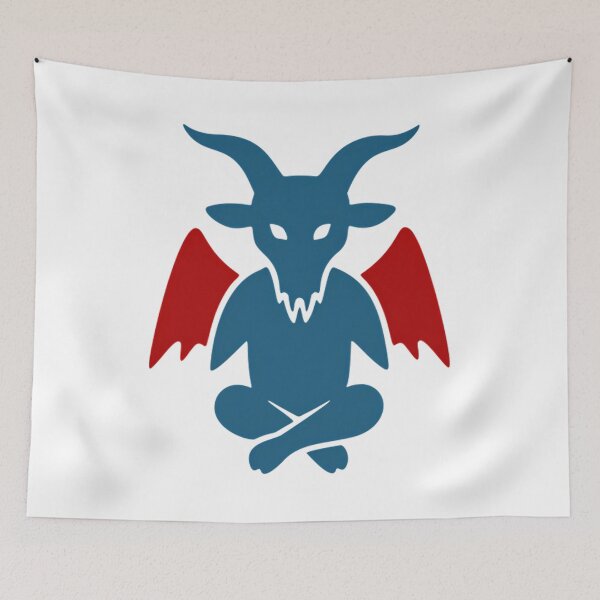 Item preview, MAGOS - Cute Minimalist Baphomet Silhouette designed and sold by MAGOSMARKETMS.
