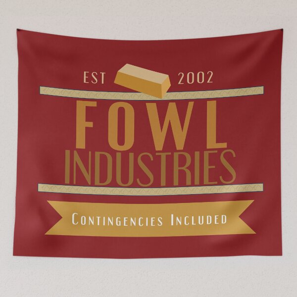 Item preview, Fowl Industries: Contingencies Included | Artemis-Inspired Fan Design designed and sold by Fun Funky Designs.