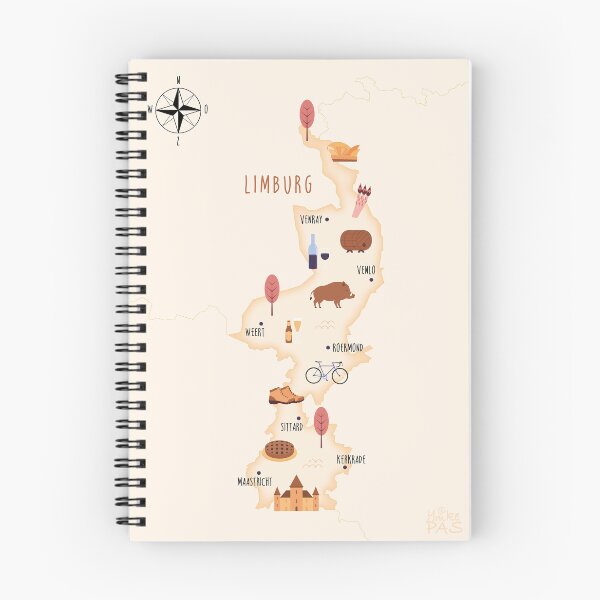 Item preview, Illustrated map of Limburg designed and sold by ymkesinfogr.