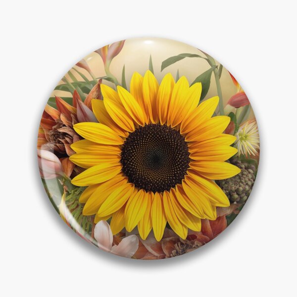 Item preview, Alluring Tropical Flower Watercolor Pattern | Sunflower |  Maximalist Design designed and sold by Desolaa_Arts.