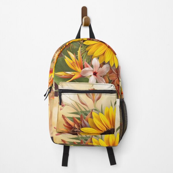 Item preview, Alluring Tropical Flower Watercolor Pattern | Sunflower | Maximalist Design designed and sold by Desolaa_Arts.