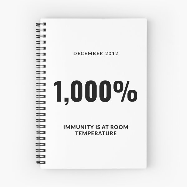 Item preview, December 2012 1,000% IMMUNITY IS AT ROOM TEMPERATURE designed and sold by ArtistTejal.