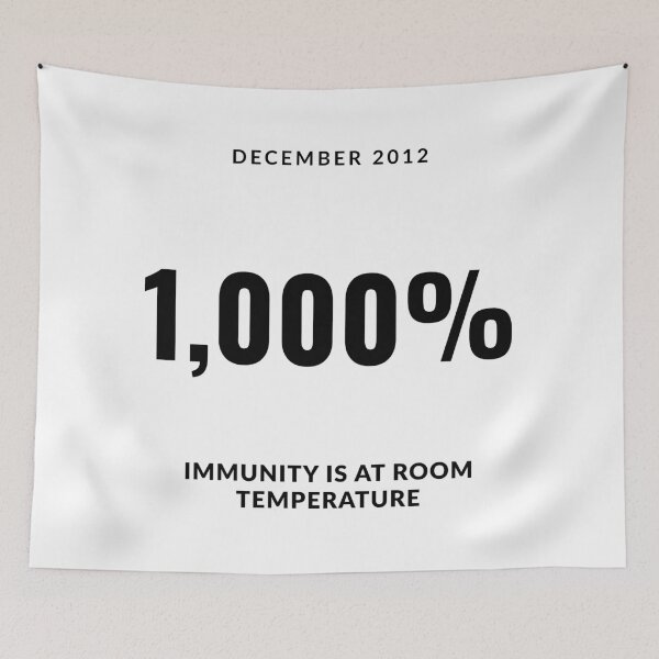 Item preview, December 2012 1,000% IMMUNITY IS AT ROOM TEMPERATURE designed and sold by ArtistTejal.