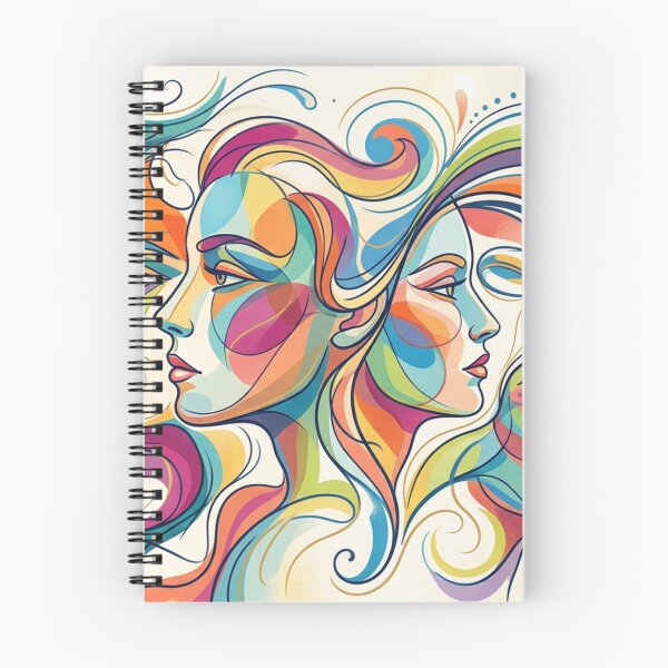 Item preview, Flowing Faces in Colors designed and sold by Sigtrix.