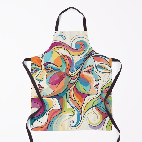 Item preview, Flowing Faces in Colors designed and sold by Sigtrix.